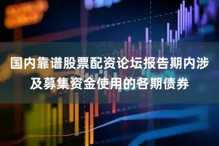 国内靠谱股票配资论坛报告期内涉及募集资金使用的各期债券