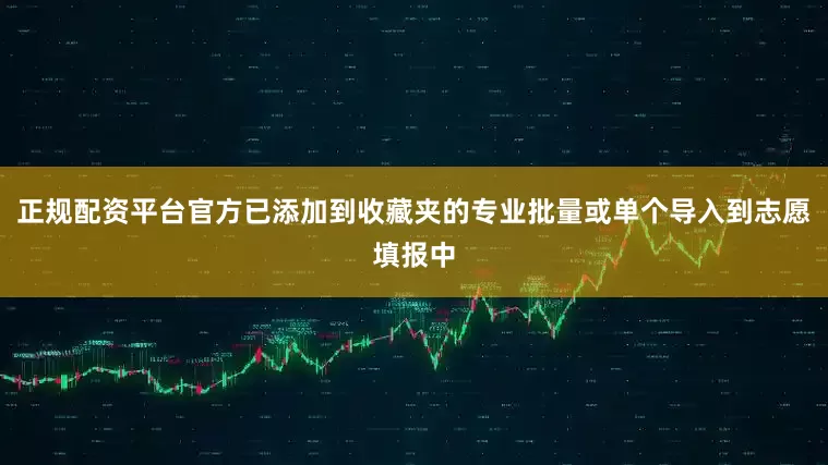 正规配资平台官方已添加到收藏夹的专业批量或单个导入到志愿填报中