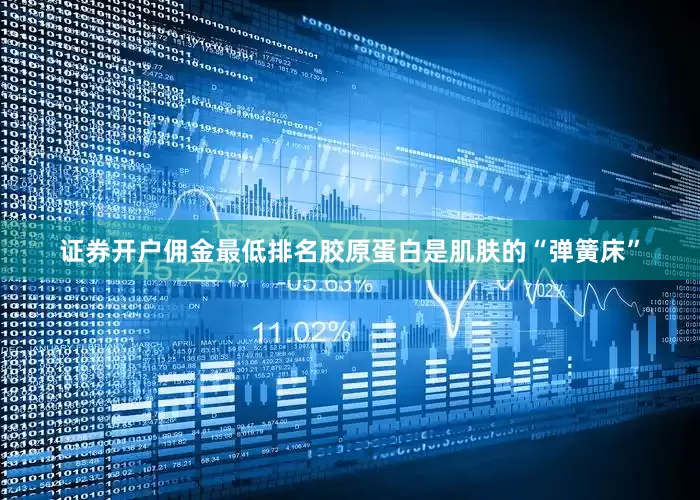 证券开户佣金最低排名胶原蛋白是肌肤的“弹簧床”