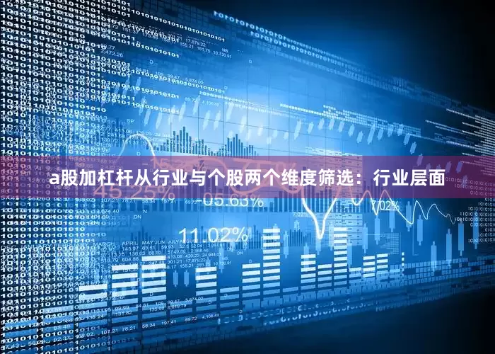 a股加杠杆从行业与个股两个维度筛选：行业层面